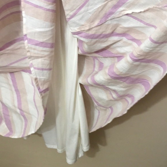 Torrid 4 MULTI STRIPE LINEN BUTTON MIDI DRESS - Picture 6 of 10